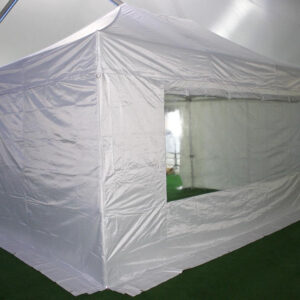 Zijwandenset voor Luxe pro. PVC-coated Vouwtent/Partytent 3m x 4,5m (Wit)