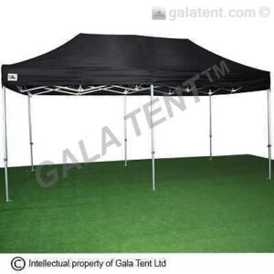 Luxe pro. PVC-coated Vouwtent/Partytent 3m x 6m Zwart