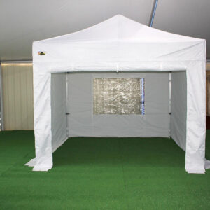 Zijwandenset voor Luxe pro. PVC-coated Vouwtent/Partytent 3m x 3m (Wit)
