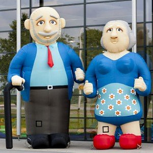 Abraham opblaasbaar 3,5m
