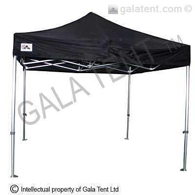 Luxe pro. PVC-coated Vouwtent/Partytent 3m x 3m Zwart