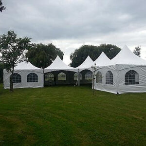 Premium PVC pagoda tent 5m x 20m (assembly included)