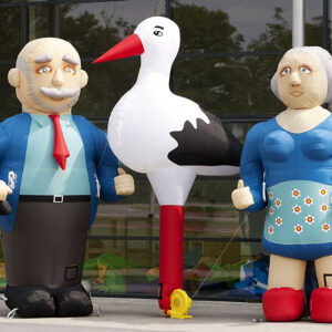 Inflatable stork 4m