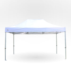 Premium PVC-coated pop-up gazebo 3m x 4.5m – white